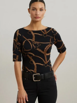 Lauren Ralph Lauren t-shirt damski kolor czarny 200971107