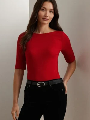 Lauren Ralph Lauren t-shirt damski kolor czerwony 200654963