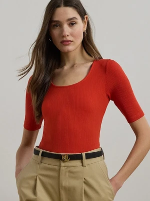 Lauren Ralph Lauren t-shirt damski kolor czerwony 200970116
