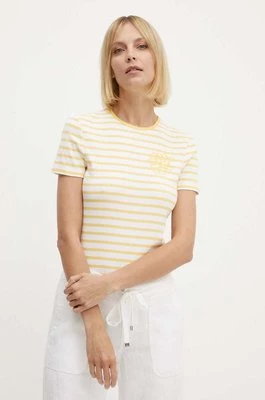 Lauren Ralph Lauren t-shirt damski kolor żółty 200945775