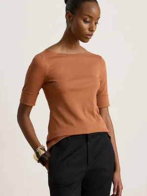 Lauren Ralph Lauren T-shirt damski z bawełną
