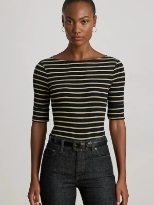 Lauren Ralph Lauren t-shirt damskie kolor czarny 200980044