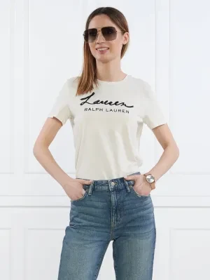 LAUREN RALPH LAUREN T-shirt KATLIN-SHORT SLEEVE-T-SHIRT | Slim Fit