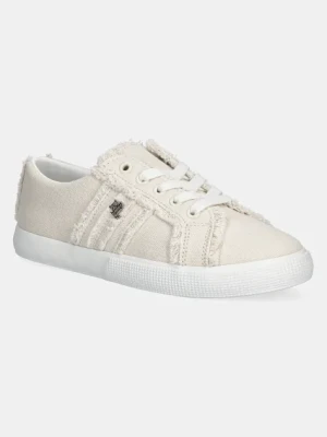 Lauren Ralph Lauren tenisówki Janson Fray kolor beżowy 802967040001
