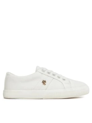 Lauren Ralph Lauren Tenisówki Janson II 802804598001 Biały