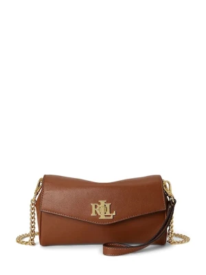 Lauren Ralph Lauren torebka crossbody damska skórzana brązowy