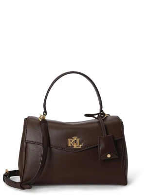 Lauren Ralph Lauren torebka crossbody damska skórzana brązowy
