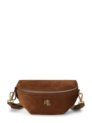 Lauren Ralph Lauren torebka crossbody damska skórzana brązowy