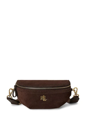 Lauren Ralph Lauren torebka crossbody damska skórzana brązowy