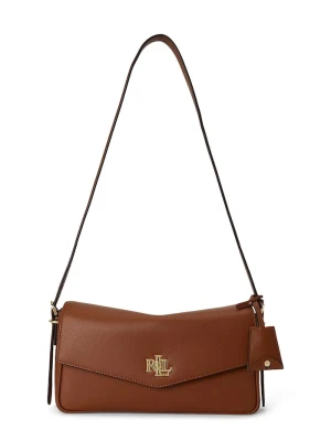 Lauren Ralph Lauren torebka crossbody damska skórzana brązowy