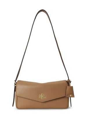 Lauren Ralph Lauren torebka crossbody damska skórzana brązowy