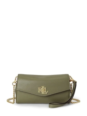 Lauren Ralph Lauren torebka crossbody damska skórzana zielony