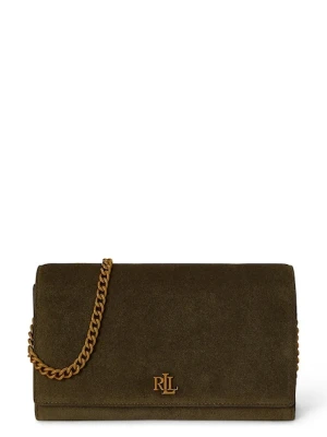Lauren Ralph Lauren torebka crossbody damska zamszowa zielony