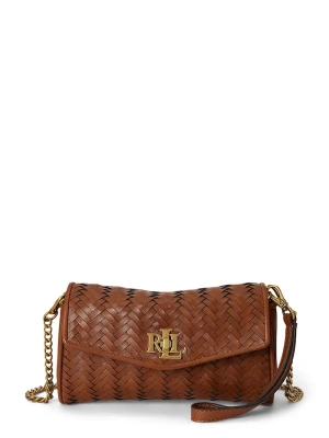 Lauren Ralph Lauren torebka damska skórzana brązowy