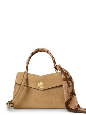 Lauren Ralph Lauren torebka damska zamszowa beżowy