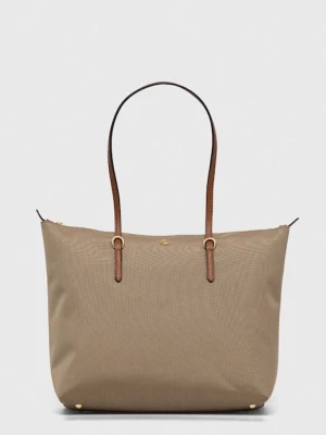 Lauren Ralph Lauren torebka kolor beżowy