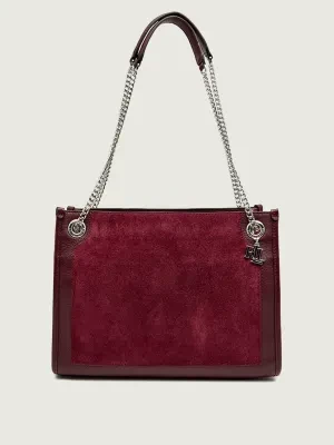LAUREN RALPH LAUREN Torebka na ramię Bradley | zamsz