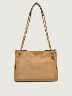 LAUREN RALPH LAUREN Torebka na ramię Bradley | zamsz camel