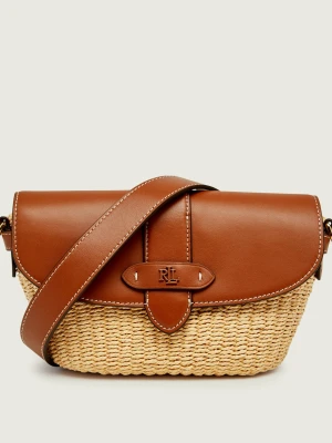 LAUREN RALPH LAUREN Torebka na ramię LYNDEN | z dodatkiem skóry brązowy