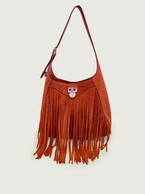 LAUREN RALPH LAUREN Torebka na ramię TANNER | zamsz