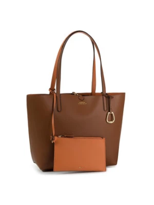 LAUREN RALPH LAUREN Torebka Rvrsble Tote 431795329002 Brązowy