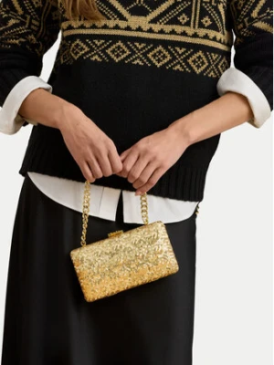 LAUREN RALPH LAUREN Torebka Sequined Small Franki 431980356002 Złoty