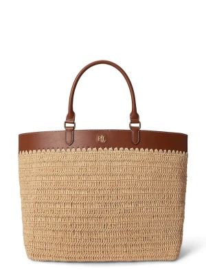 Lauren Ralph Lauren torebka shopper damska brązowy