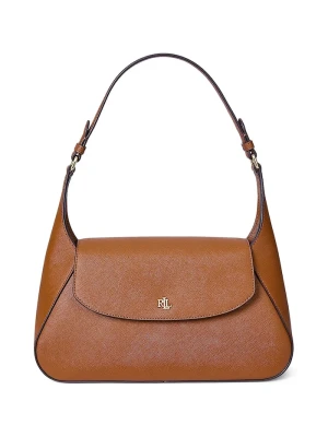 Lauren Ralph Lauren torebka skórzana brązowy