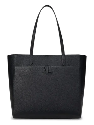 Lauren Ralph Lauren torebka skórzana kolor czarny 431960183