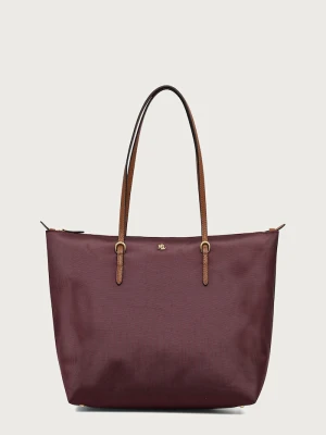 Lauren Ralph Lauren torebka tote damska bordowy