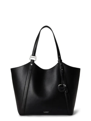 Lauren Ralph Lauren torebka tote damska skórzana czarny