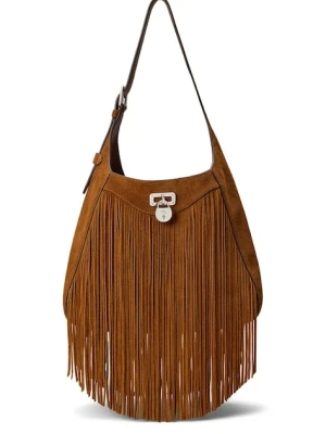 Lauren Ralph Lauren torebka zamszowa