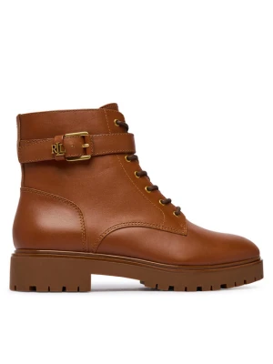 LAUREN RALPH LAUREN Trzewiki Allyson Logo Bo Bte 802P12046002 Brązowy