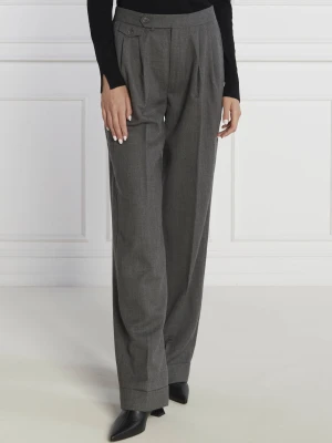 LAUREN RALPH LAUREN Wełniane spodnie TUMELO | Regular Fit