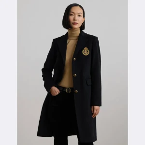 LAUREN RALPH LAUREN Wełniany płaszcz | z dodatkiem kaszmiru