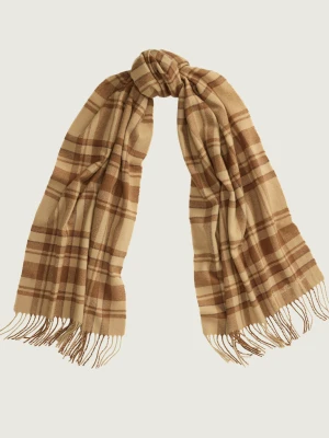 LAUREN RALPH LAUREN Wełniany szal camel