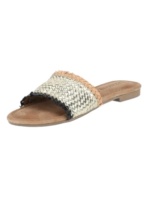 Lazamani Klapki w kolorze złotym rozmiar: 38