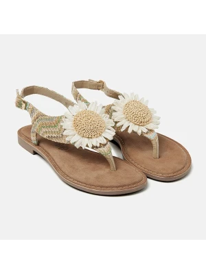 Lazamani Sandały w kolorze beżowym rozmiar: 36