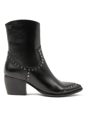 Lazamani Skórzane botki w kolorze czarnym rozmiar: 41