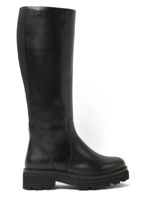 Lazamani Skórzane kozaki w kolorze czarnym rozmiar: 42