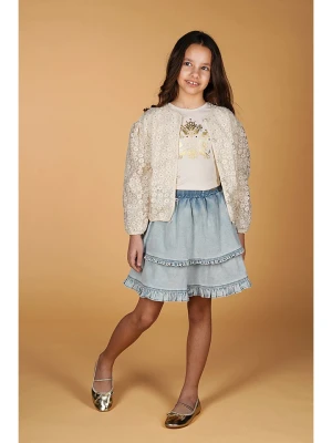 Le Chic Koszulka "Nommy" w kolorze beżowym rozmiar: 128