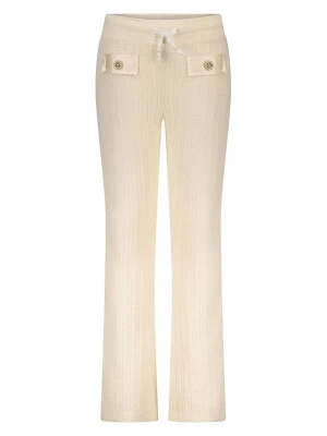 Le Chic Spodnie "Debont" w kolorze kremowym rozmiar: 110