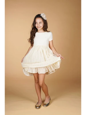 Le Chic Sukienka "Smoor" w kolorze kremowym rozmiar: 128