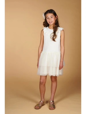 Le Chic Sukienka "Swan" w kolorze kremowym rozmiar: 128
