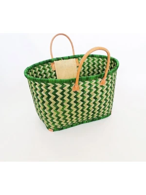Le Comptoir de la Plage Torba plażowa "Toama" w kolorze zielonym - 50 x 35 x 20 cm rozmiar: onesize