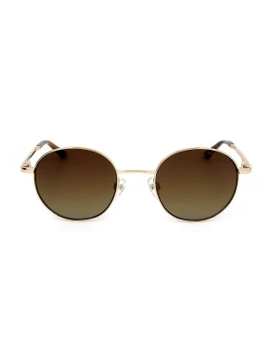 Le Coq Sportif Damskie okulary przeciwsłoneczne w kolorze złotym rozmiar: 47