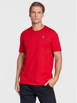 Le Coq Sportif T-Shirt 2120203 Czerwony Regular Fit