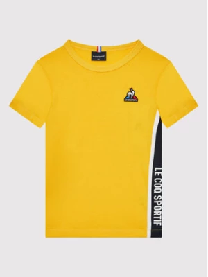 Le Coq Sportif T-Shirt 2210493 Żółty Regular Fit