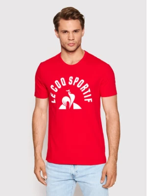 Le Coq Sportif T-Shirt 2210559 Czerwony Regular Fit