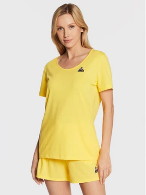 Le Coq Sportif T-Shirt 2220322 Żółty Regular Fit